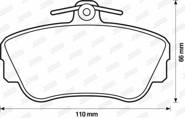 Brake Pad Set, disc brake (571414J)