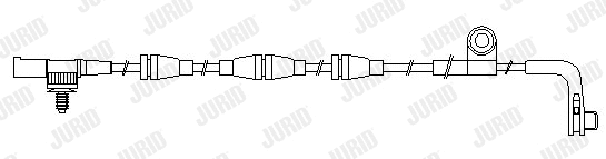 Warning Contact, brake pad wear (581409)