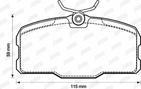 Brake Pad Set, disc brake (571824J)