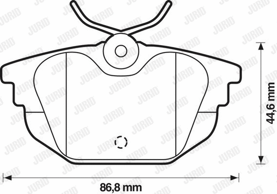 Brake Pad Set, disc brake (571979D)
