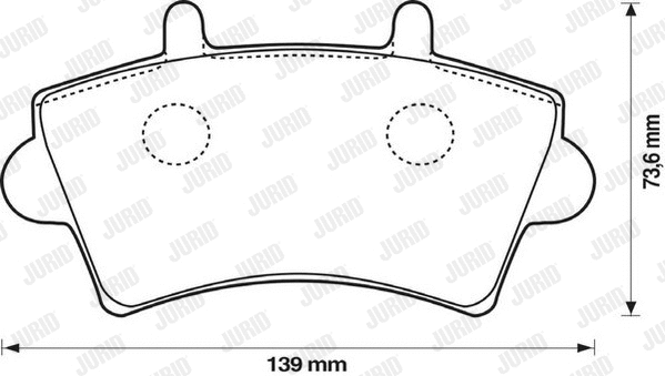 Brake Pad Set, disc brake (573107J)