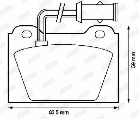 Brake Pad Set, disc brake (571531J)