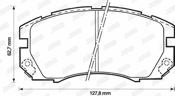 Brake Pad Set, disc brake (572377J)