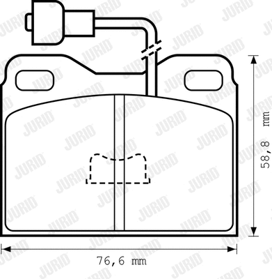 Brake Pad Set, disc brake (571248J)