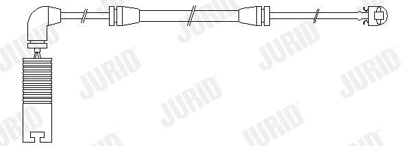 Warning Contact, brake pad wear (FWI283)