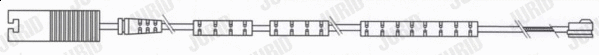 Warning Contact, brake pad wear (581480)