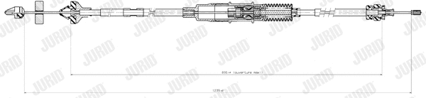 Cable Pull, clutch control (422415J)