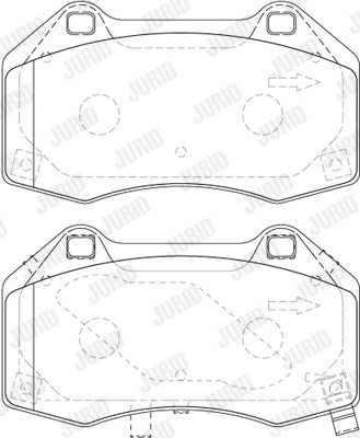 Brake Pad Set, disc brake (573850J)