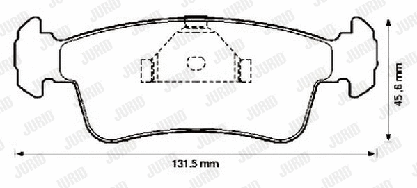 Brake Pad Set, disc brake (572323J)