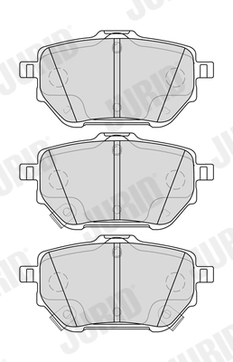 Brake Pad Set, disc brake (574056J)
