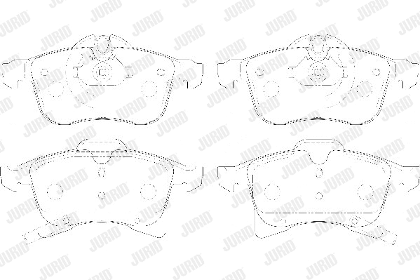 Brake Pad Set, disc brake (573153D)