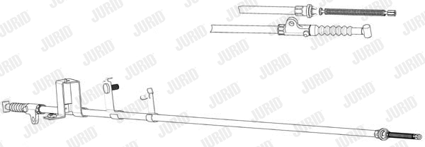 Cable Pull, parking brake (434365J)