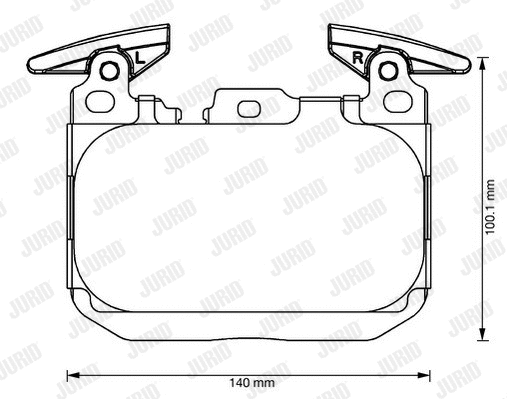 Brake Pad Set, disc brake (573355JC)