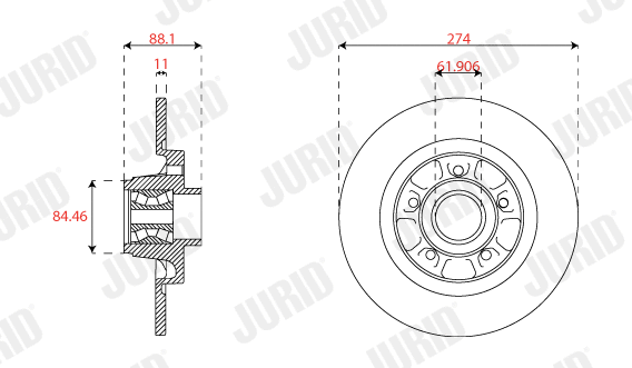 Brake Disc (563504J)