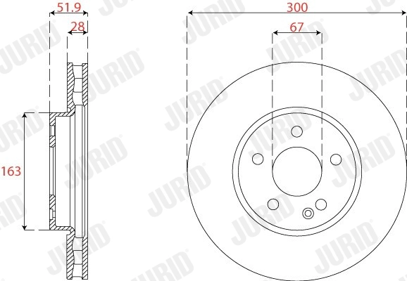 Brake Disc (563280JC-1)
