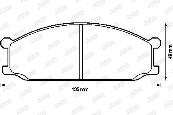Brake Pad Set, disc brake (572337J)