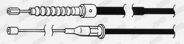 Cable Pull, parking brake (433105J)