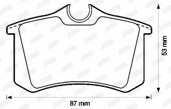 Brake Pad Set, disc brake (571513J)