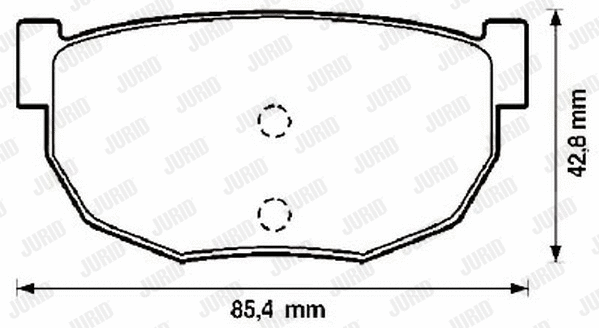 Brake Pad Set, disc brake (572129J)