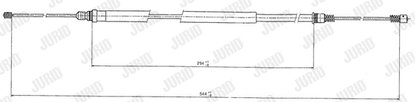 Cable Pull, parking brake (431204J)