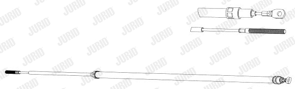 Cable Pull, parking brake (432012J)