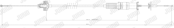 Cable Pull, clutch control (422039J)