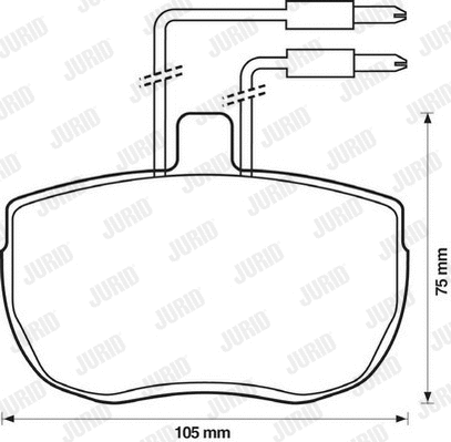 Brake Pad Set, disc brake (571379J)