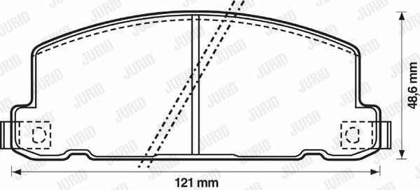 Brake Pad Set, disc brake (572258J)