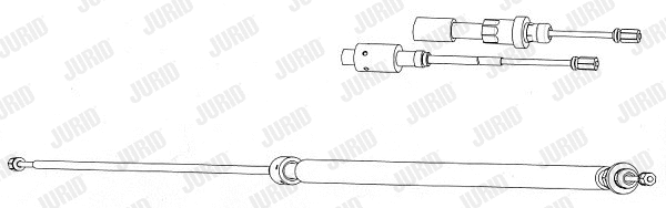Cable Pull, parking brake (433025J)