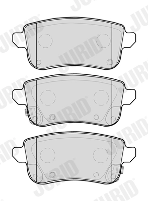 Brake Pad Set, disc brake (574073J)