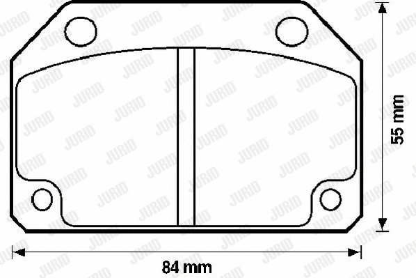 Brake Pad Set, disc brake (571252J)