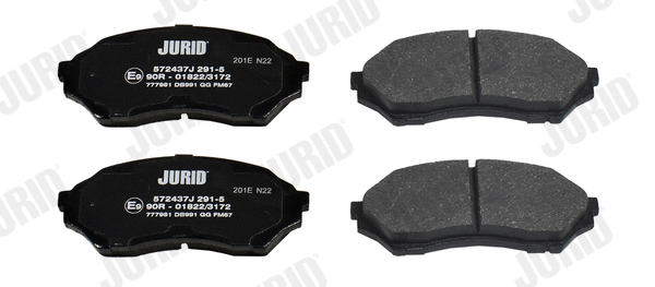 Brake Pad Set, disc brake (572437J)