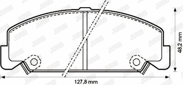 Brake Pad Set, disc brake (572286J)