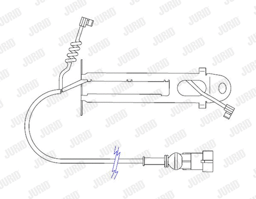 Warning Contact, brake pad wear (FAI126)