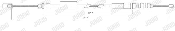 Cable Pull, parking brake (432406J)