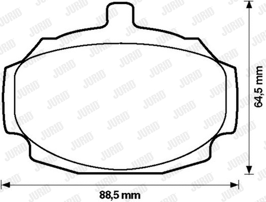 Brake Pad Set, disc brake (571801J)