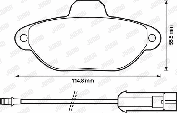 Brake Pad Set, disc brake (571523J)