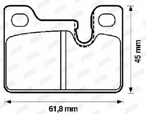 Brake Pad Set, disc brake (571489J)