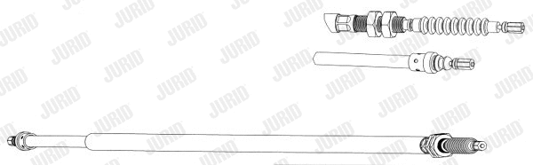 Cable Pull, parking brake (432640J)