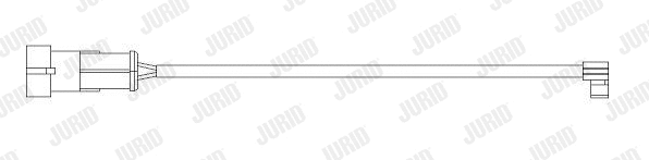 Warning Contact, brake pad wear (587043)