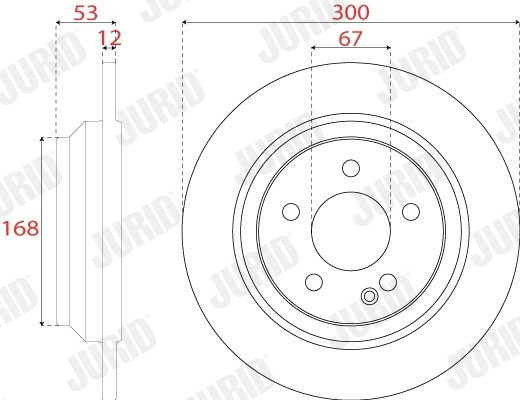 Brake Disc (563262JC-1)
