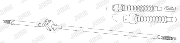 Cable Pull, parking brake (432890J)