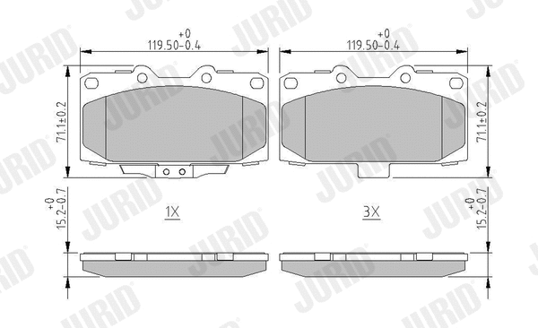 Brake Pad Set, disc brake