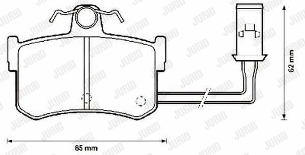 Brake Pad Set, disc brake (572124J)