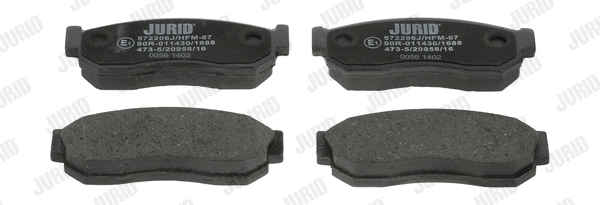 Brake Pad Set, disc brake (572206J)