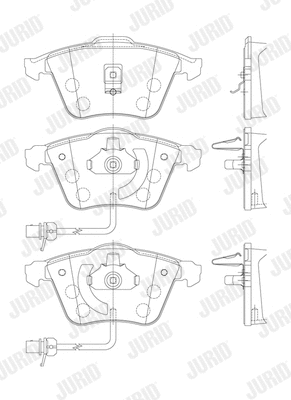 Brake Pad Set, disc brake (573145J)