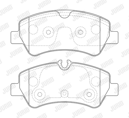 Brake Pad Set, disc brake (573836J)