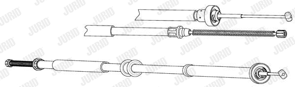 Cable Pull, parking brake (434546J)