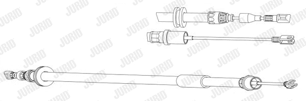Cable Pull, parking brake (433021J)