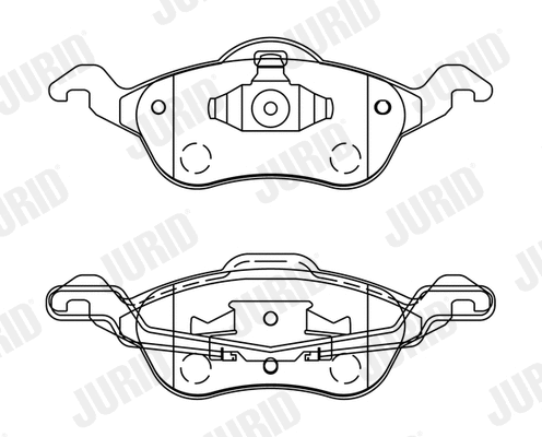Brake Pad Set, disc brake (571967J)